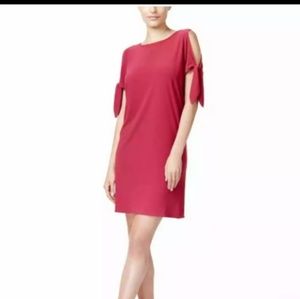 BAR lll womens Tie sleeves mini cocktail dress.